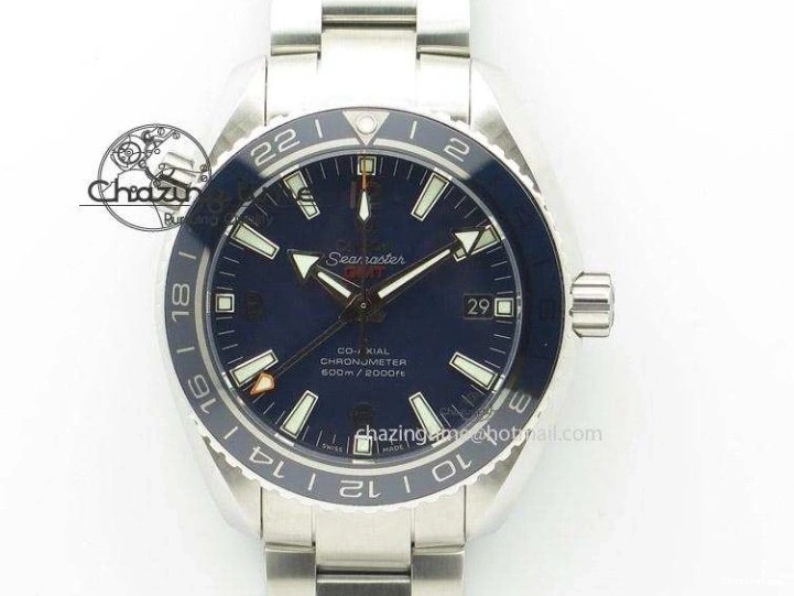 0507 Seamaster 300m Chrono SS YG OMF 1:1 Best Edition Blue Dial on SS YG Bracelet A Popular 7685